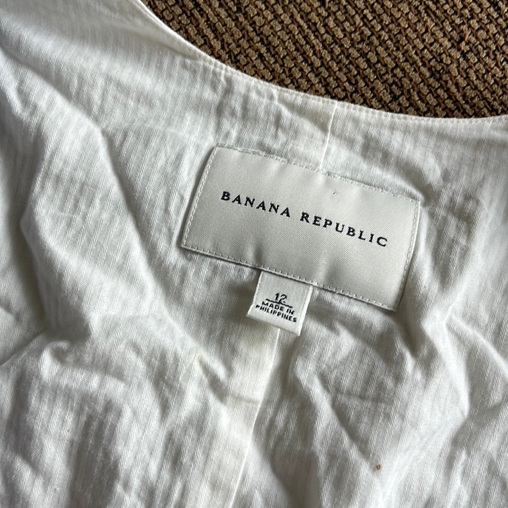 Banana Republic Pinstriped Vest